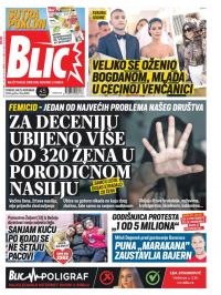 Blic - broj 8180, 25. nov 2019.