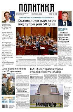 Politika - broj 39856, 14. nov 2024.