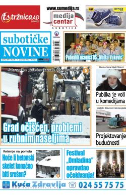 Nove Subotičke novine - broj 50, 14. dec 2012.