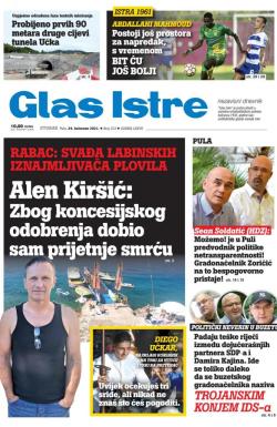 Glas Istre - broj 233, 24. avg 2021.