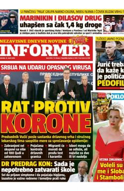 Informer - broj 2400, 12. mar 2020.