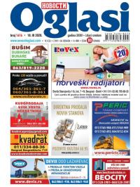 Novosti oglasi - broj 1616, 18. mar 2020.