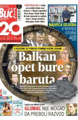 Blic - broj 6992, 1. avg 2016.