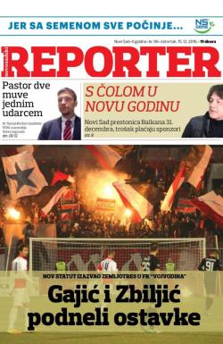 Novosadski reporter - broj 96, 15. dec 2016.