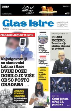 Glas Istre - broj 337, 7. dec 2021.