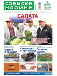 Sremske Novine - broj 3010, 7. nov 2018.