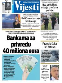 Vijesti - broj 8344, 3. jul 2021.