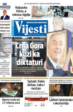 Vijesti - broj 7931, 7. maj 2020.