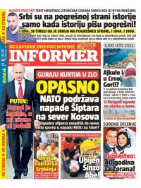 Informer - broj 3109, 9. jul 2022.