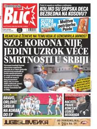 Blic - broj 8484, 9. okt 2020.