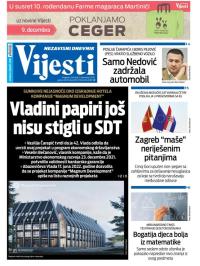 Vijesti - broj 9559, 5. dec 2024.