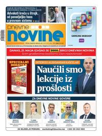 Dnevne novine - broj 3000, 21. maj 2021.