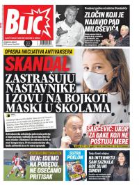 Blic - broj 8439, 25. avg 2020.