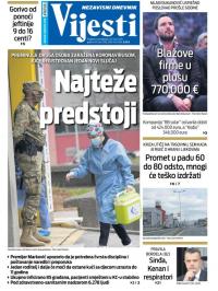 Vijesti - broj 7896, 30. mar 2020.