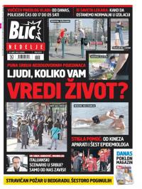 Blic - broj 8293, 22. mar 2020.