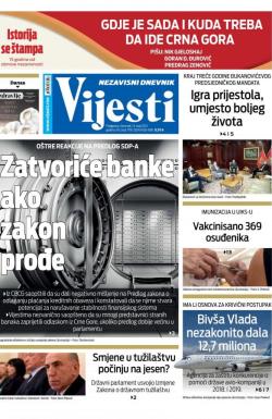 Vijesti - broj 8295, 13. maj 2021.