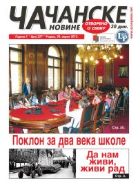 Čačanske novine - broj 357, 30. apr 2013.