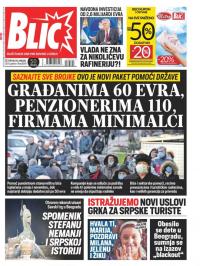 Blic - broj 8591, 28. jan 2021.