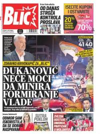 Blic - broj 8446, 1. sep 2020.