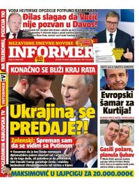 Informer - broj 3887, 24. jan 2025.