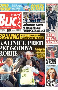 Blic - broj 7953, 8. apr 2019.