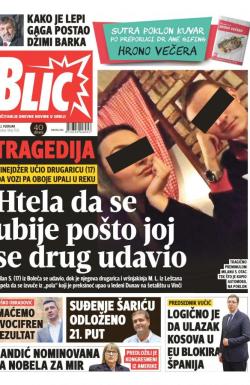 Blic - broj 7532, 2. feb 2018.