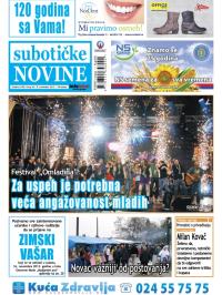 Nove Subotičke novine - broj 45, 8. nov 2013.