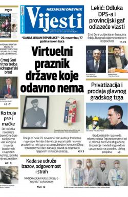 Vijesti - broj 8135, 29. nov 2020.