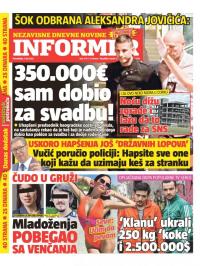 Informer - broj 2775, 7. jun 2021.