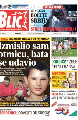 Blic - broj 6586, 16. jun 2015.