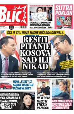 Blic - broj 8237, 25. jan 2020.