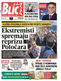 Blic - broj 7213, 14. mar 2017.