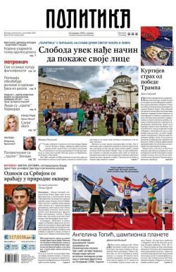 Politika - broj 39784, 2. sep 2024.