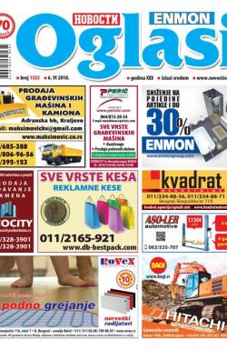 Novosti oglasi - broj 1523, 6. jun 2018.