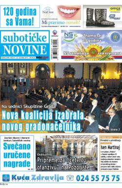 Nove Subotičke novine - broj 47, 22. nov 2013.