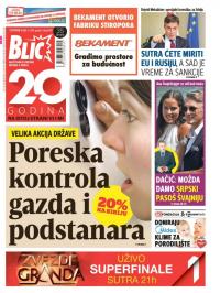 Blic - broj 6974, 14. jul 2016.