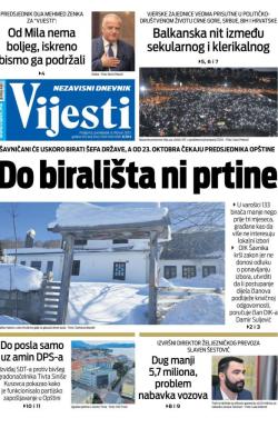 Vijesti - broj 8913, 6. feb 2023.