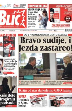 Blic - broj 5995, 19. okt 2013.