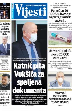 Vijesti - broj 8190, 26. jan 2021.