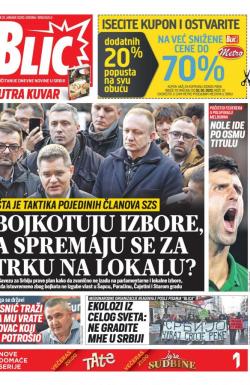 Blic - broj 8243, 31. jan 2020.