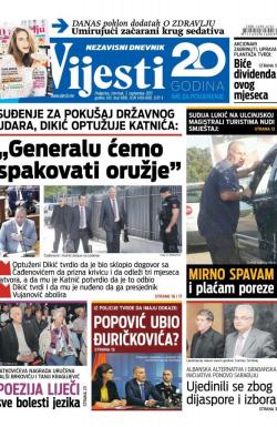 Vijesti - broj 6991, 7. sep 2017.