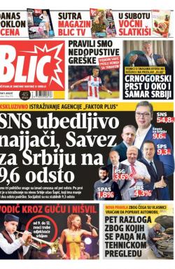 Blic - broj 7716, 9. avg 2018.