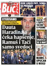 Blic - broj 7372, 23. avg 2017.