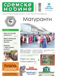 Sremske Novine - broj 2675, 6. jun 2012.