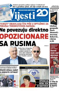 Vijesti - broj 6860, 27. apr 2017.