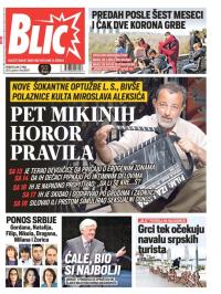 Blic - broj 8697, 17. maj 2021.