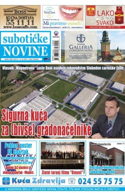 Nove Subotičke novine - broj 31, 31. jul 2015.