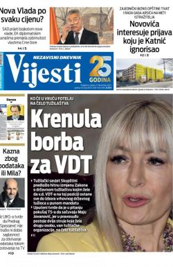 Vijesti - broj 8867, 17. dec 2022.