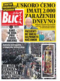 Blic - broj 8508, 2. nov 2020.