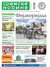 Sremske Novine - broj 2781, 18. jun 2014.